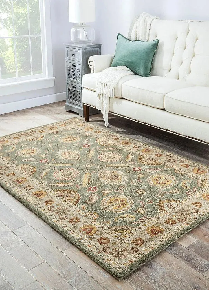 Mythos MY06 Sage Green/Beige Rug