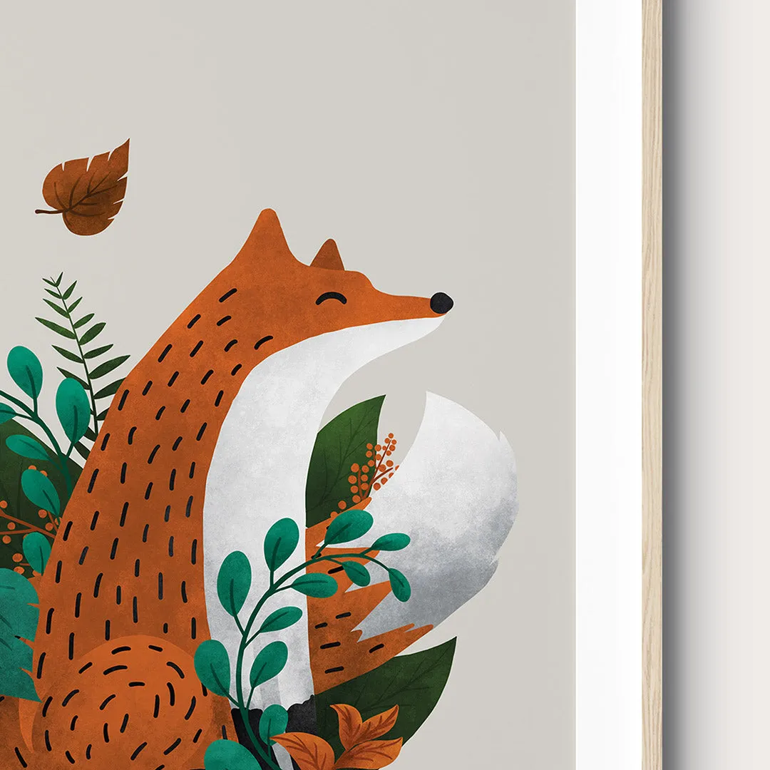 Neutral Scandi Woodland Animals Nursery Prints Set Of 3