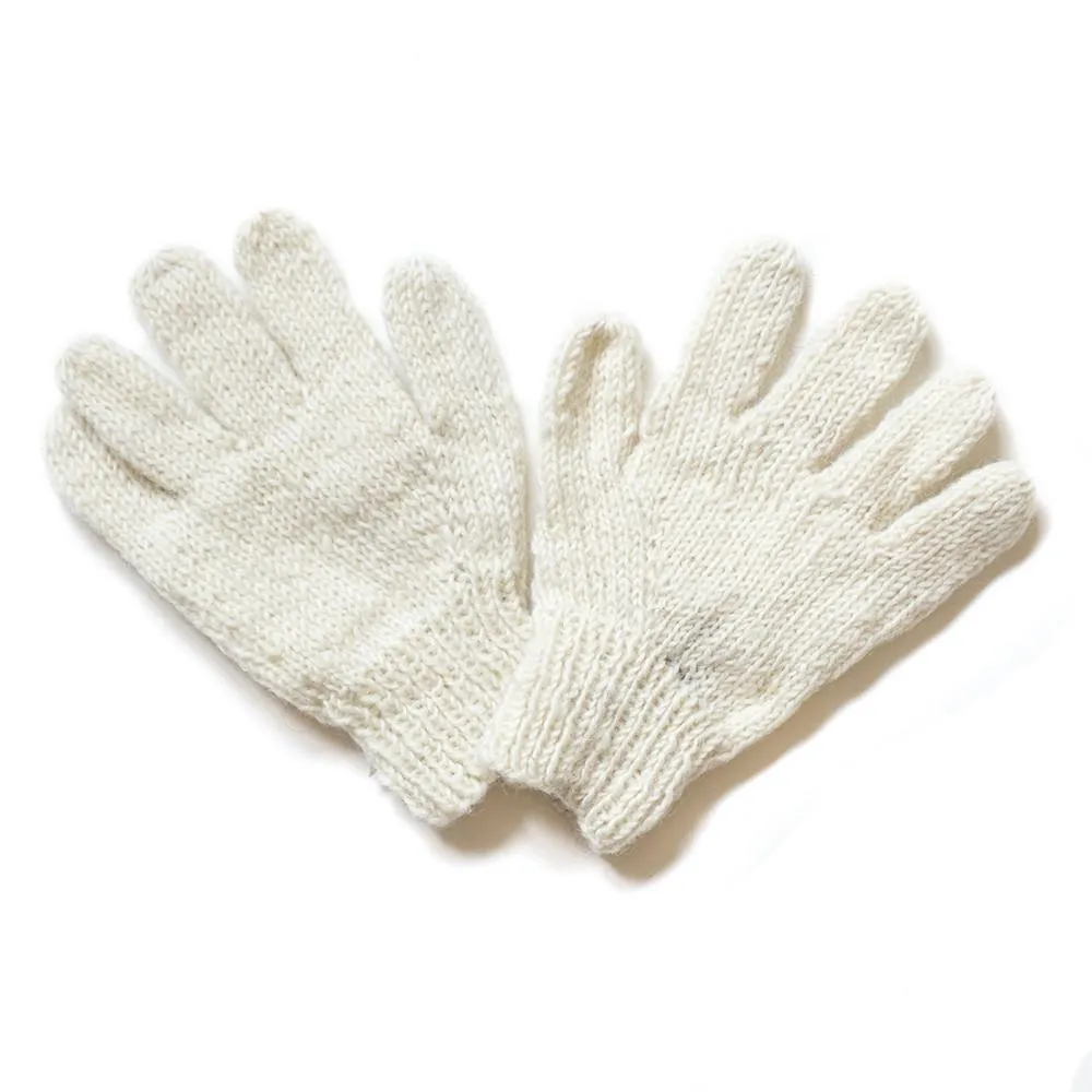 plain wool gloves