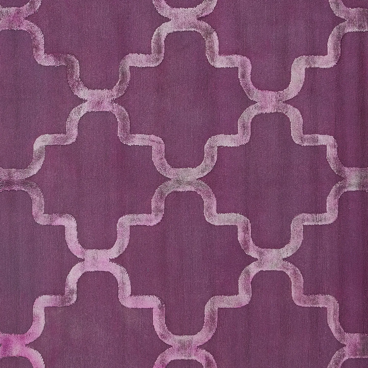 Purple Samsara Wool Rug - 5'1" x 6'