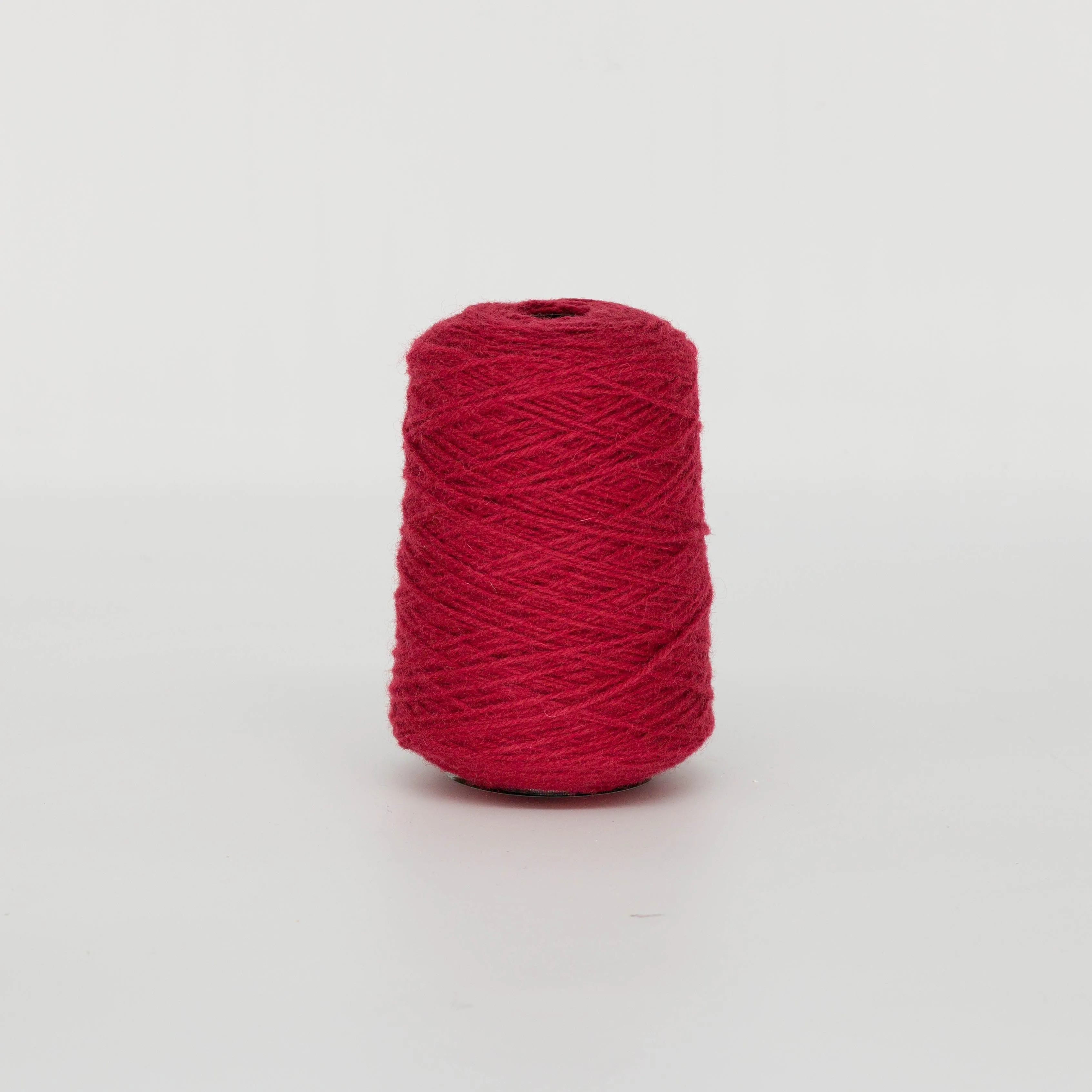 Scarlet red 100% Wool Tufting Yarn On Cone (4A13)