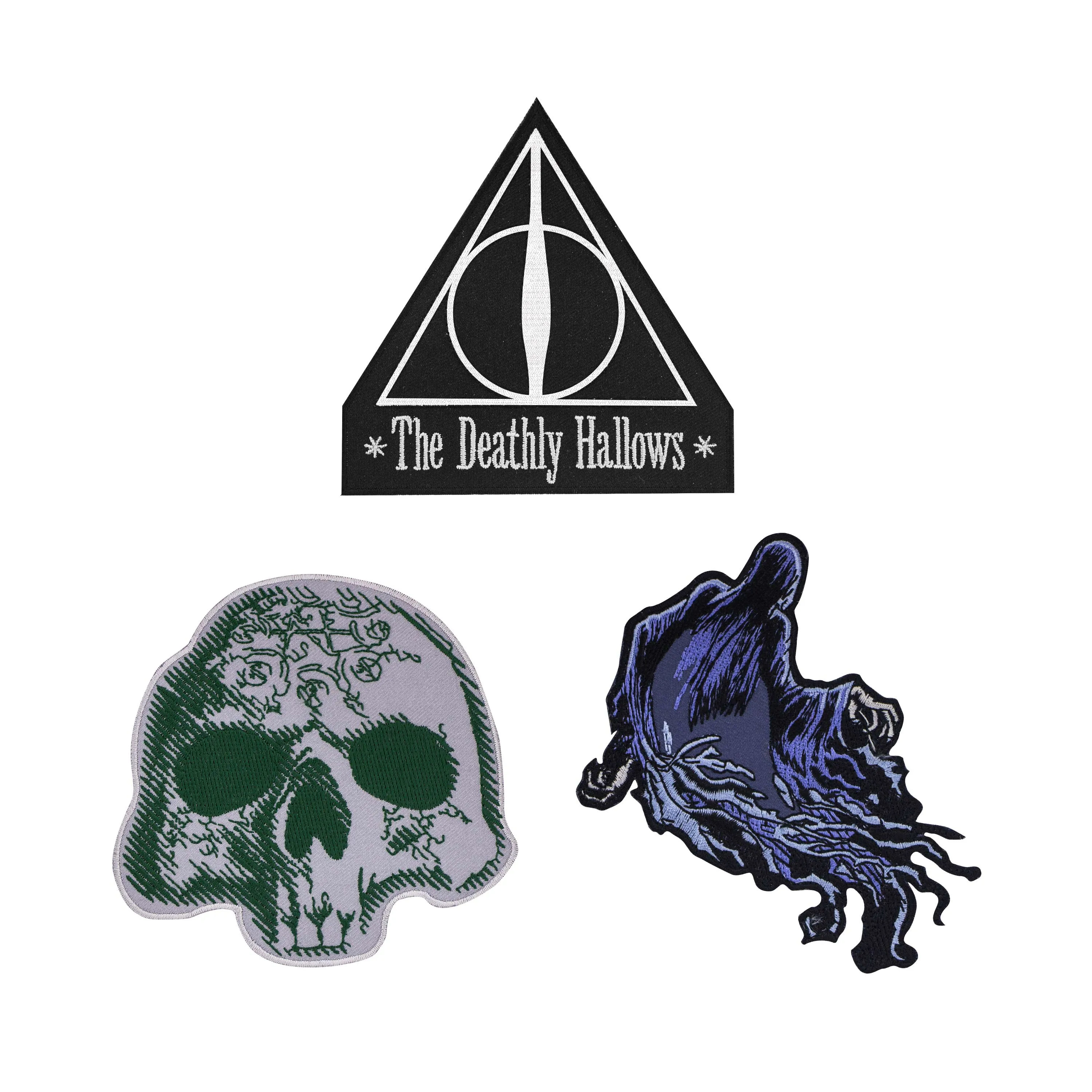 Set of 3 Deluxe Deathly Hallows Patches