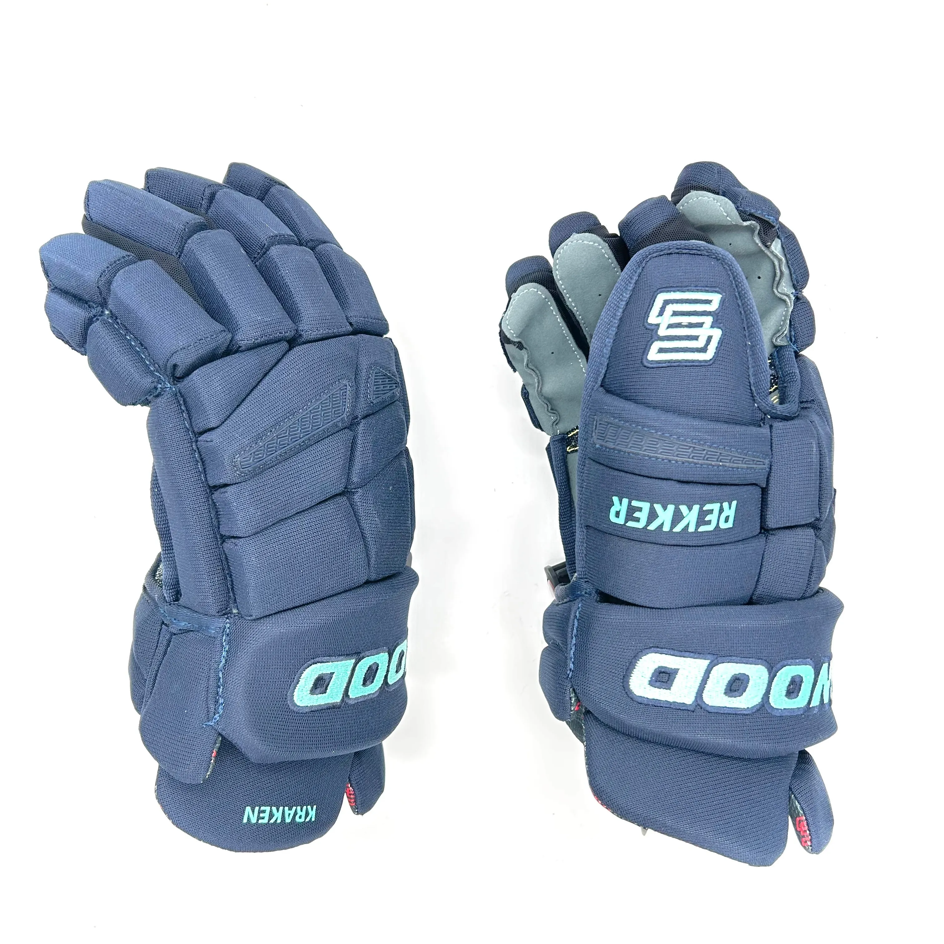 Sherwood Rekker Legend Pro - NHL Pro Stock Glove - Seattle Kraken (Navy/Teal)