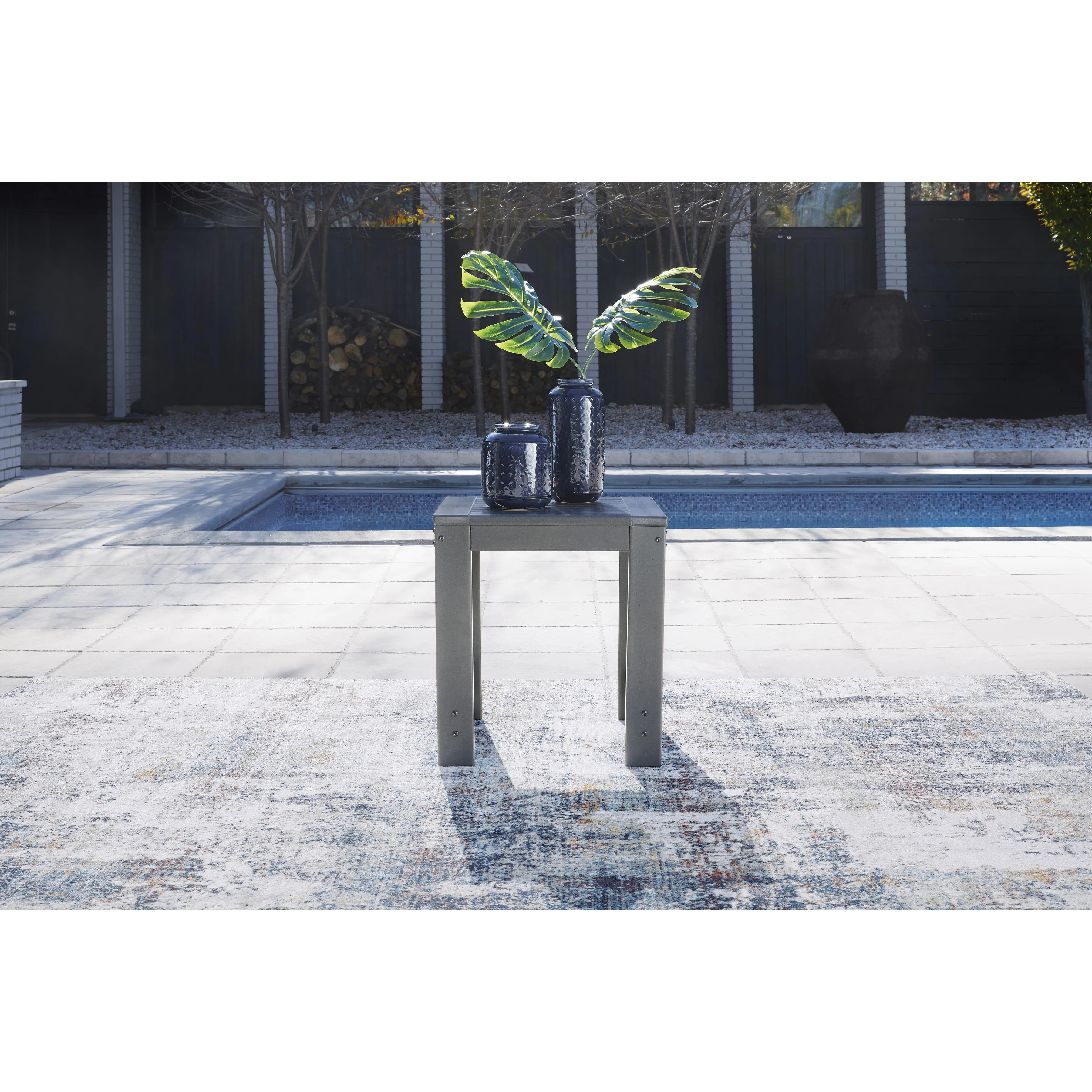 Signature Design by Ashley Amora P417-702 Square End Table