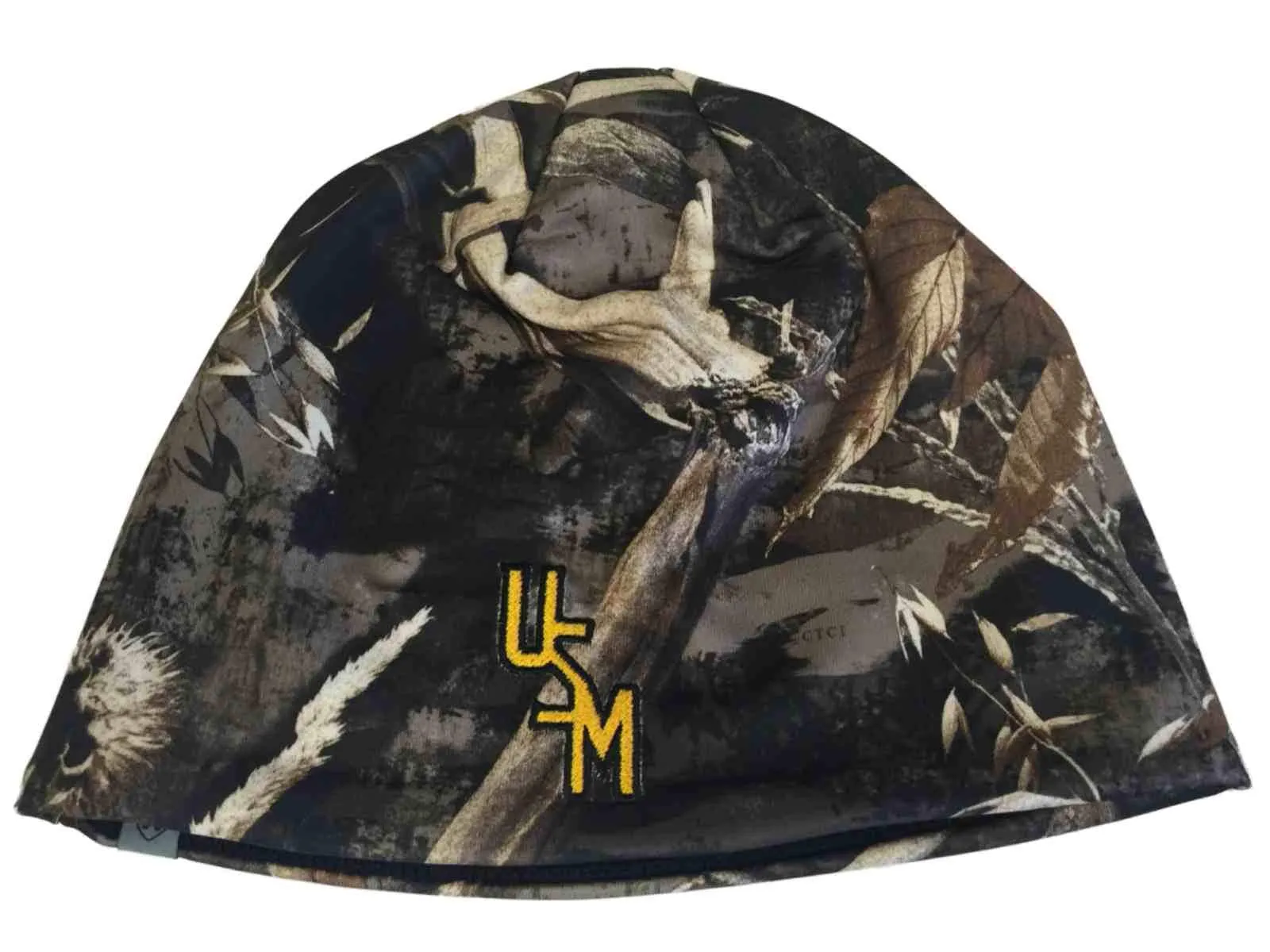 Southern Miss Golden Eagles TOW Realtree Max5 Seasons Reversible Beanie Hat Cap