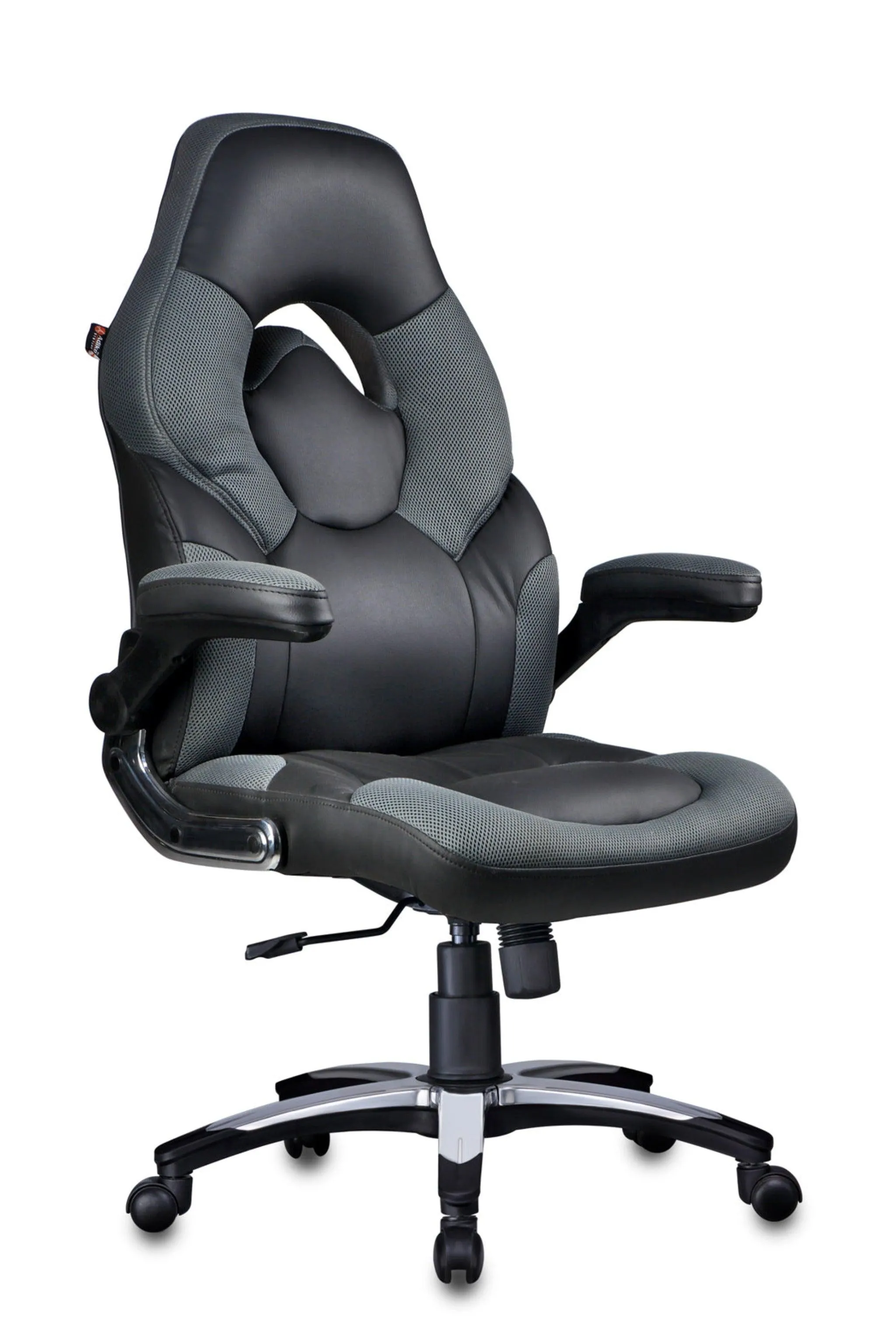 Stylish Gaming Chair in Black / Grey