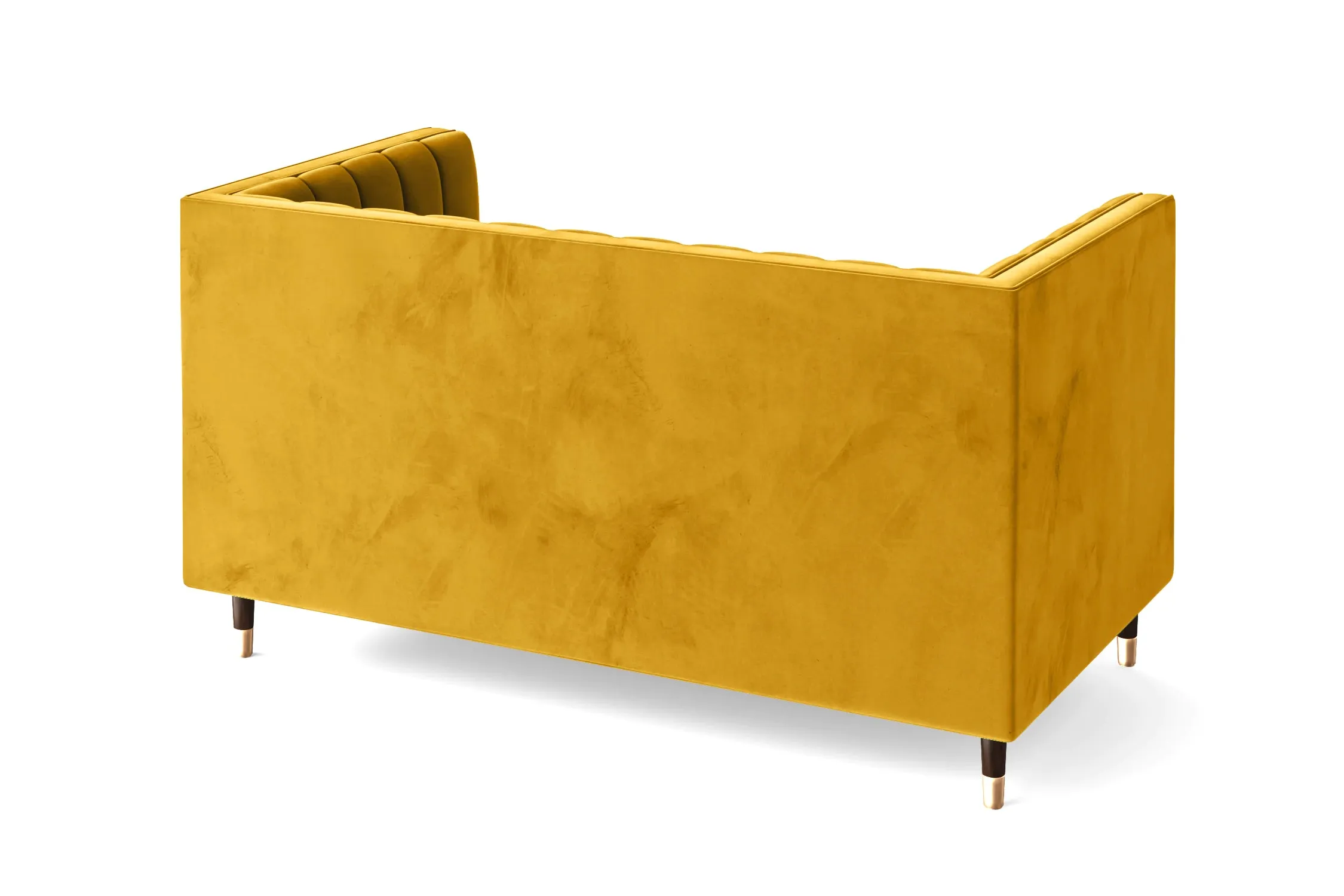 Tivoli 2 Seater Sofa Yellow Velvet