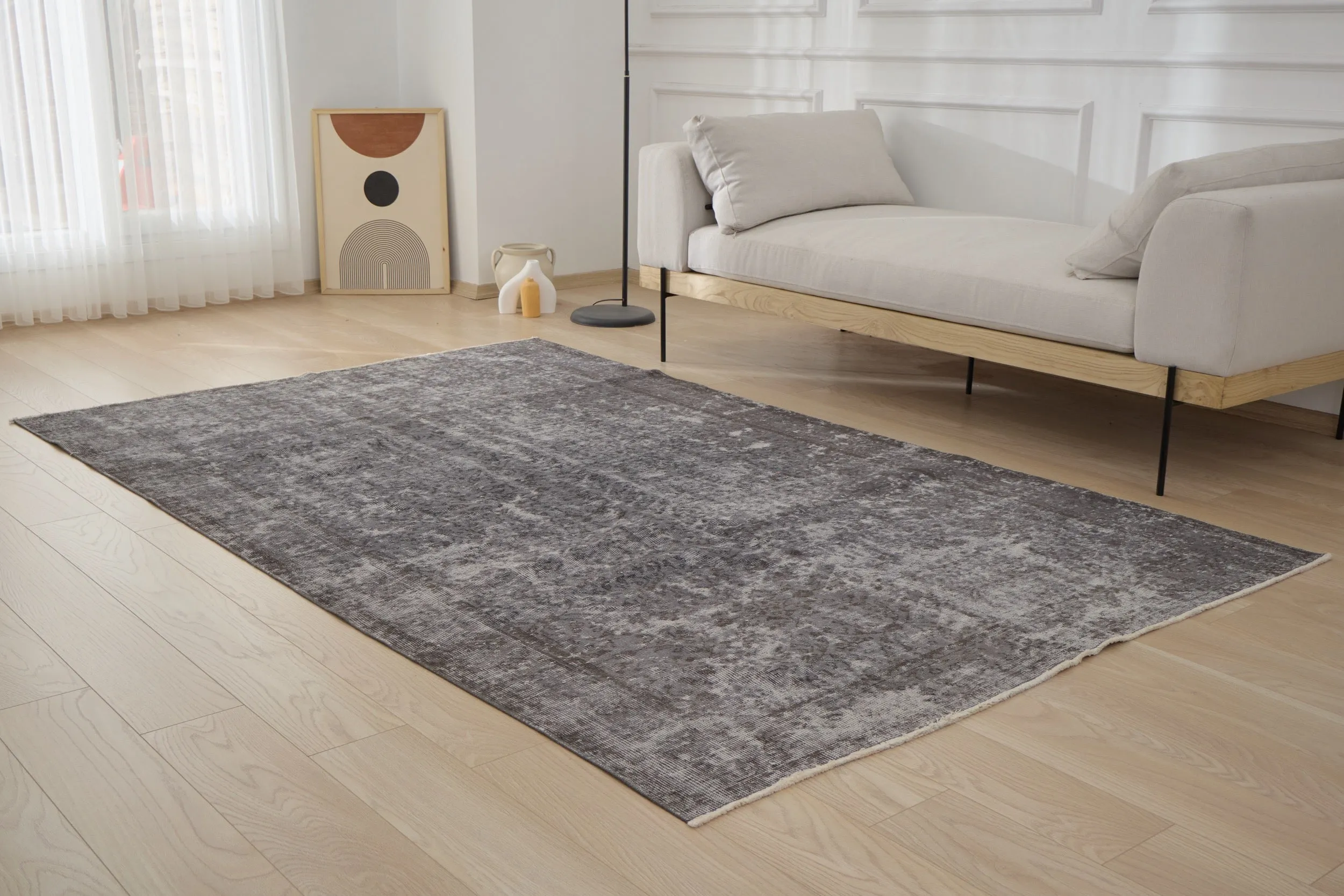 Tuhina - Vintage Turkish Overdyed Rug