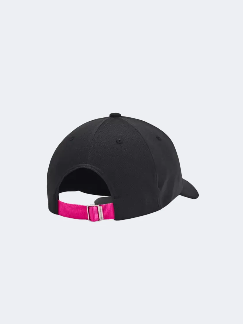 Under Armour Blitzing Adj Girls Training Cap Black/Pink