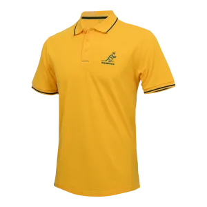 Wallabies Gold Pique Polo