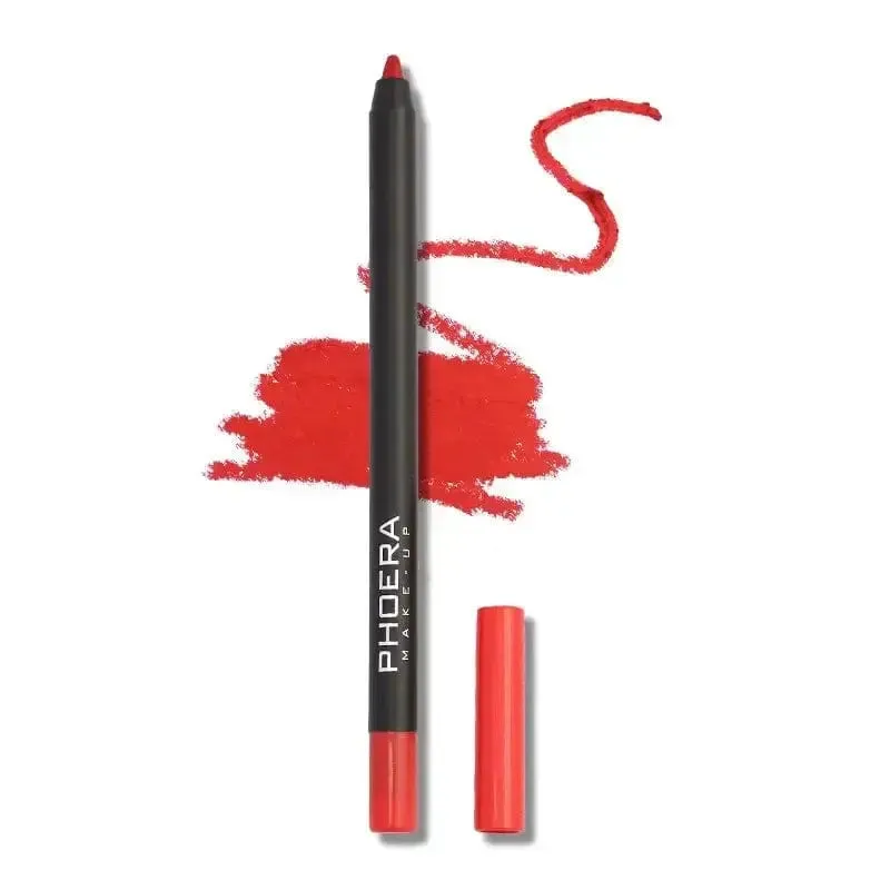 Waterproof Matte Lipliner Pencil - Sexy Red Contour Tint Lipstick