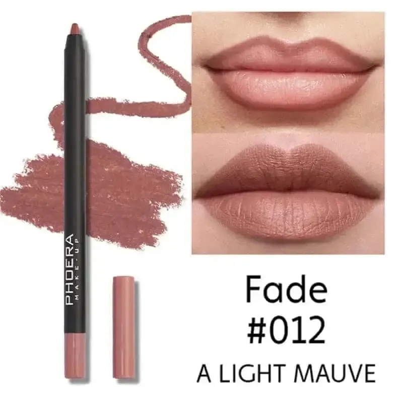 Waterproof Matte Lipliner Pencil - Sexy Red Contour Tint Lipstick